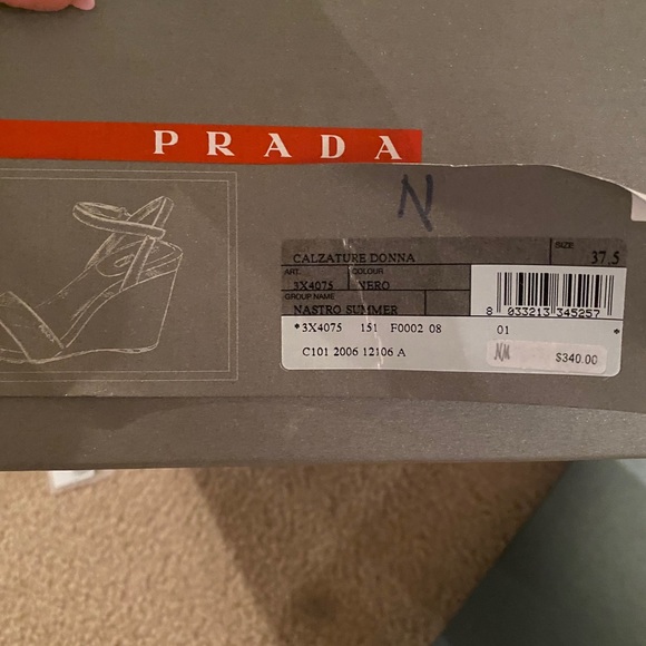 Prada Women’s wedges! Size 7 - Good condition - Picture 4 of 4